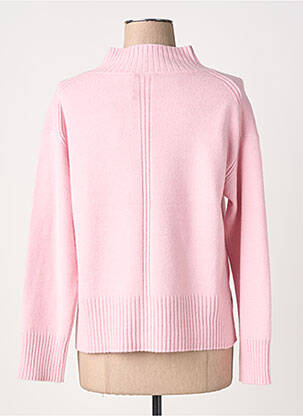 Pull coupe droite manches longues rose OLSEN femme