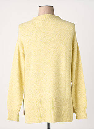 Pull coupe droite manches longues jaune OLSEN femme