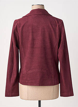 Veste casual tissage suedine violet OLSEN femme