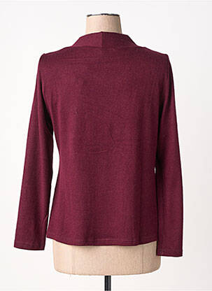 Pull coupe cintrée manches longues violet MERI & ESCA femme