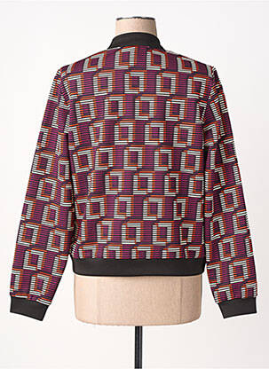Veste casual col rond violet MERI & ESCA femme