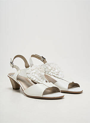 Sandales/nu pieds type de semelle amortissante talon de 4 à 6cm blanc SWEET femme