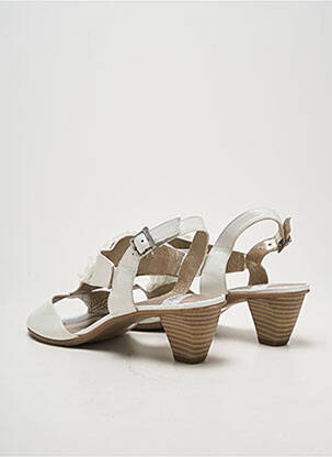 Sandales/nu pieds type de semelle amortissante talon de 4 à 6cm blanc SWEET femme