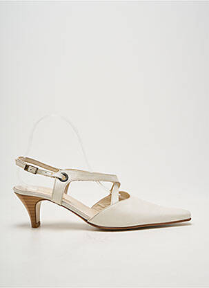 Sandales/nu pieds talon aiguille talon de 4 à 6cm blanc FEELING femme