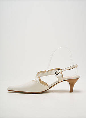 Sandales/nu pieds talon aiguille talon de 4 à 6cm blanc FEELING femme