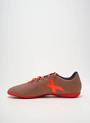 Baskets semelle amovible bout rond orange ADIDAS homme