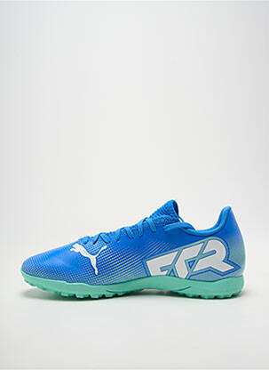 Baskets tissage satiné bout rond bleu PUMA homme