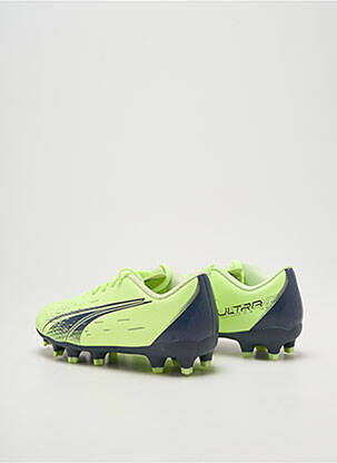Baskets  bout rond jaune PUMA enfant