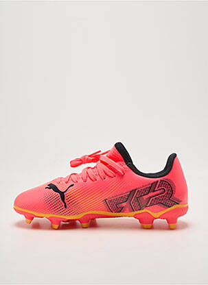 Baskets bout rond bout rond rose PUMA enfant