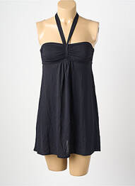 Robe de plage sans manche noir GENIUS femme
