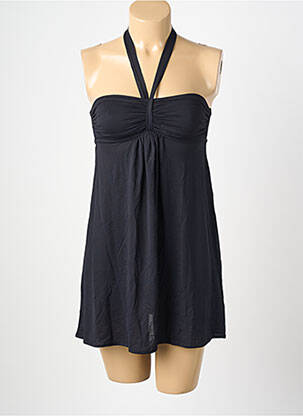 Robe de plage sans manche noir GENIUS femme