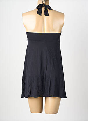 Robe de plage sans manche noir GENIUS femme