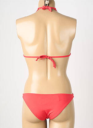Maillot de bain 1 pièce stretch rouge GENIUS femme