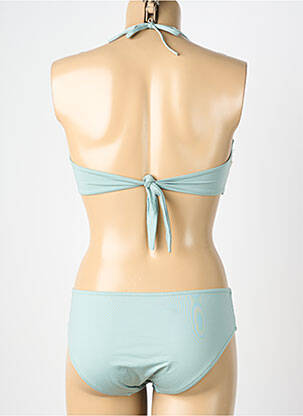 Maillot de bain 2 pièces haut bandeau haut bandeau bleu GENIUS femme