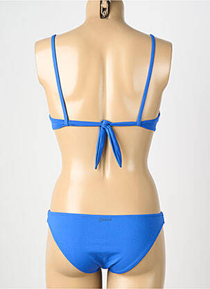 Maillot de bain 2 pièces haut soutien-gorge moulé haut soutien-gorge moulé bleu GENIUS femme