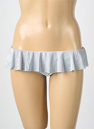 Bas de maillot de bain stretch culotte gris GENIUS femme