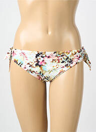 Bas de maillot de bain imprimé fantaisie bikini violet GENIUS femme