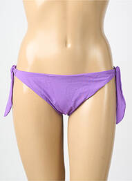 Bas de maillot de bain stretch bikini violet GENIUS femme