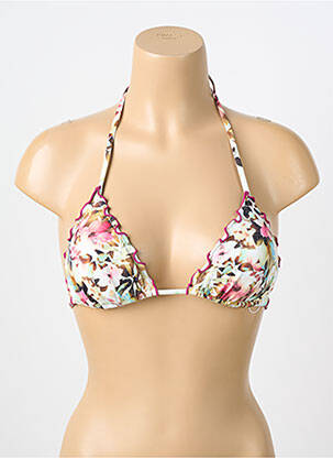 Haut de maillot de bain stretch haut triangles violet GENIUS femme
