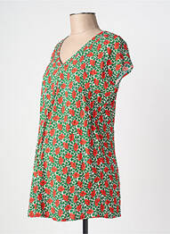 Tunique maternité col v vert POMKIN femme