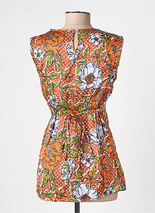 Tunique maternité col rond orange POMKIN femme