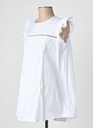 Tunique maternité manches courtes blanc YOU & MILK femme