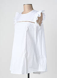 Tunique maternité col rond blanc YOU & MILK femme