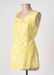 Tunique maternité col rond jaune POMKIN femme