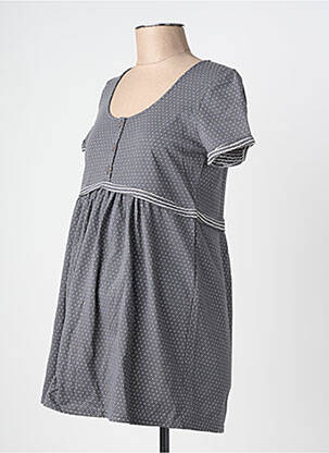Tunique maternité manches courtes gris BALLOON femme
