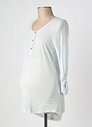 Tunique maternité tissage jersey gris SERAPHINE femme