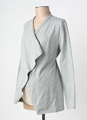 Gilet maternité coupe cintrée gris ATTESA femme
