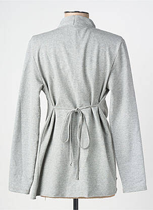 Gilet maternité coupe cintrée gris ATTESA femme