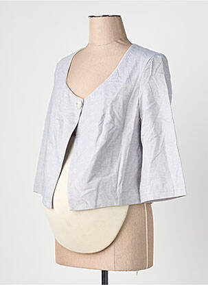 Veste maternité fermeture boutonnée sur le devant bleu BALLOON femme