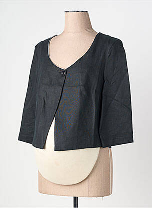 Veste maternité fermeture boutonnée sur le devant noir BALLOON femme