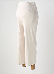Pantalon maternité tissage jersey beige CACHE COEUR femme