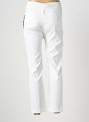 Pantalon maternité tissage popeline blanc ATTESA femme