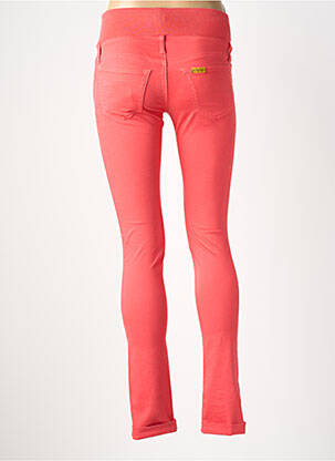 Pantalon maternité tissage popeline rouge PIETRO BRUNELLI femme