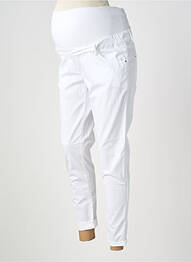 Pantalon maternité slim blanc ATTESA femme