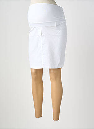 Jupe maternité coupe droite blanc BALLOON femme