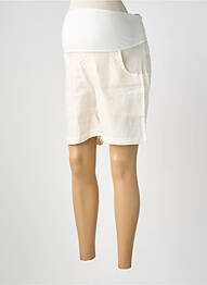 Short / bermuda maternité poches beige BALLOON femme