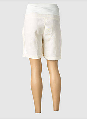 Short / bermuda maternité taille haute beige BALLOON femme