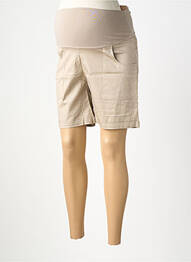 Short / bermuda maternité poches marron BALLOON femme