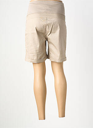Short / bermuda maternité poches marron BALLOON femme