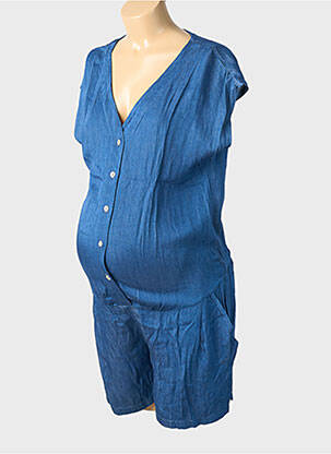 Combinaison maternité col v bleu BALLOON femme