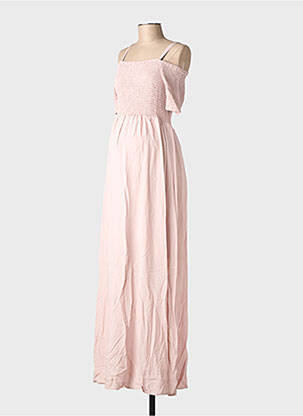 Robe maternité manches courtes rose SERAPHINE femme