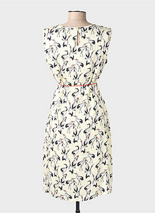 Robe maternité doublure jaune POMKIN femme
