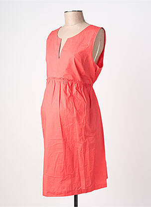 Robe maternité col v orange ATTESA femme