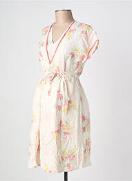 Robe maternité col v blanc SERAPHINE femme