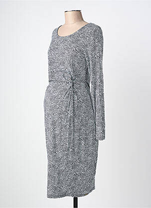 Robe maternité stretch noir BELLY BUTTON femme