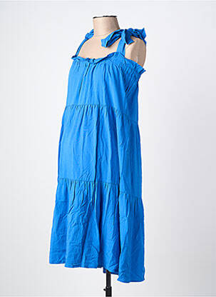 Robe maternité sans manche bleu PIETRO BRUNELLI femme